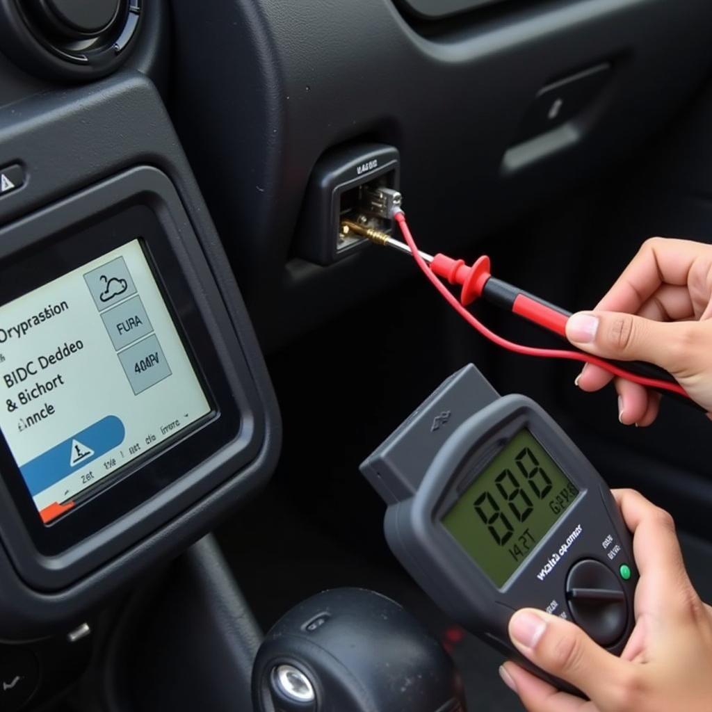 Diagnostic Tools for Cars: OBD-II Scanner and Multimeter