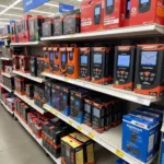 Diagnostic tools displayed at a Walmart store