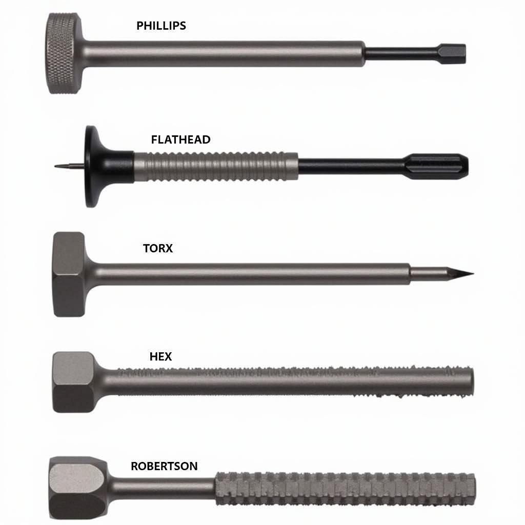 Various Car Screwdriver Types and Their Uses