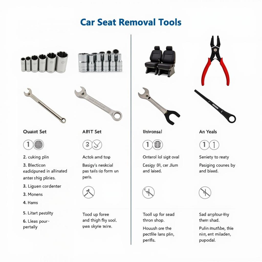 Different Types of Car Seat Removal Tools