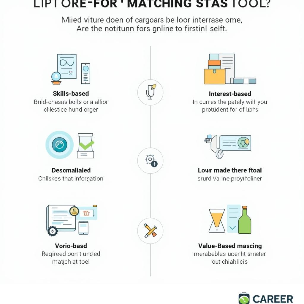 Different Career Matching Tools Categories