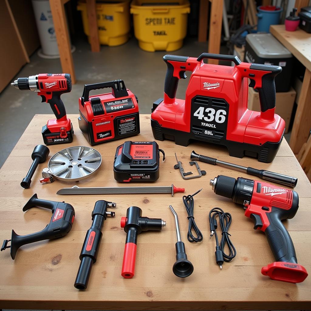 Various attachments for a cordless multi-tool system, including a hedge trimmer, string trimmer, and pruner