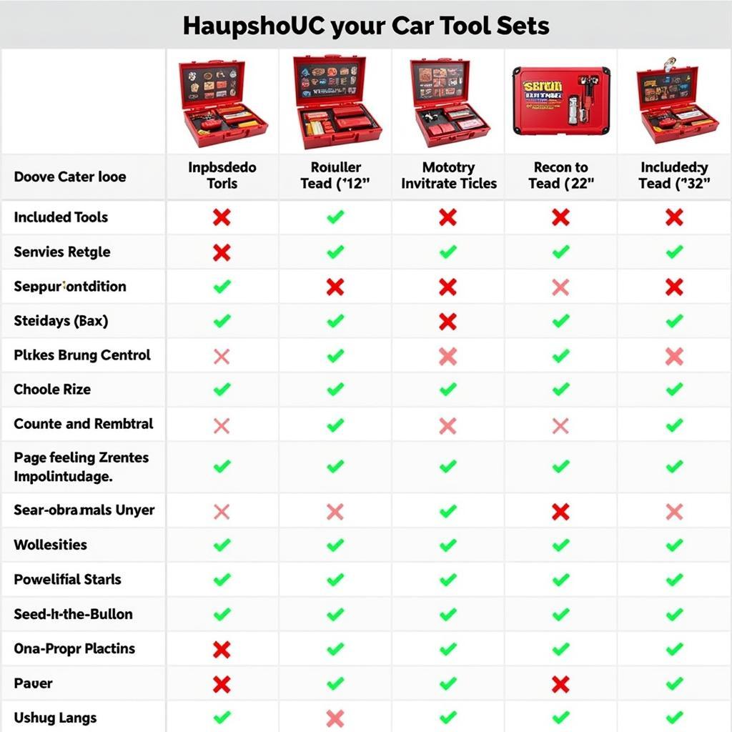 Comparison of Different Lightning McQueen Tool Sets