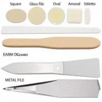 Different Nail File Types for Various Nail Shapes