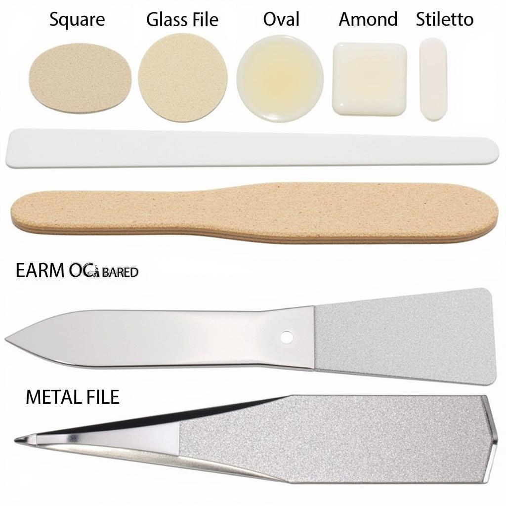 Different Nail File Types for Various Nail Shapes