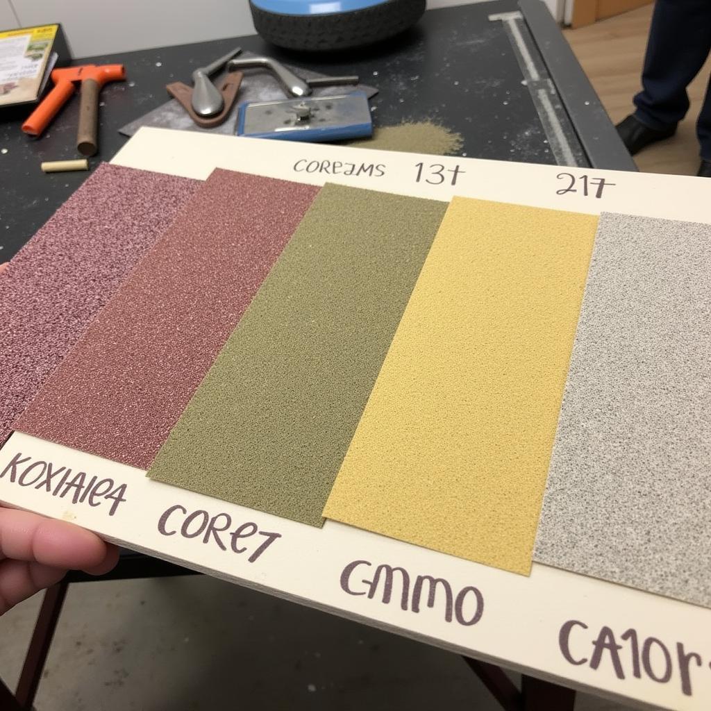 Different Sandpaper Grits for Car Sanding