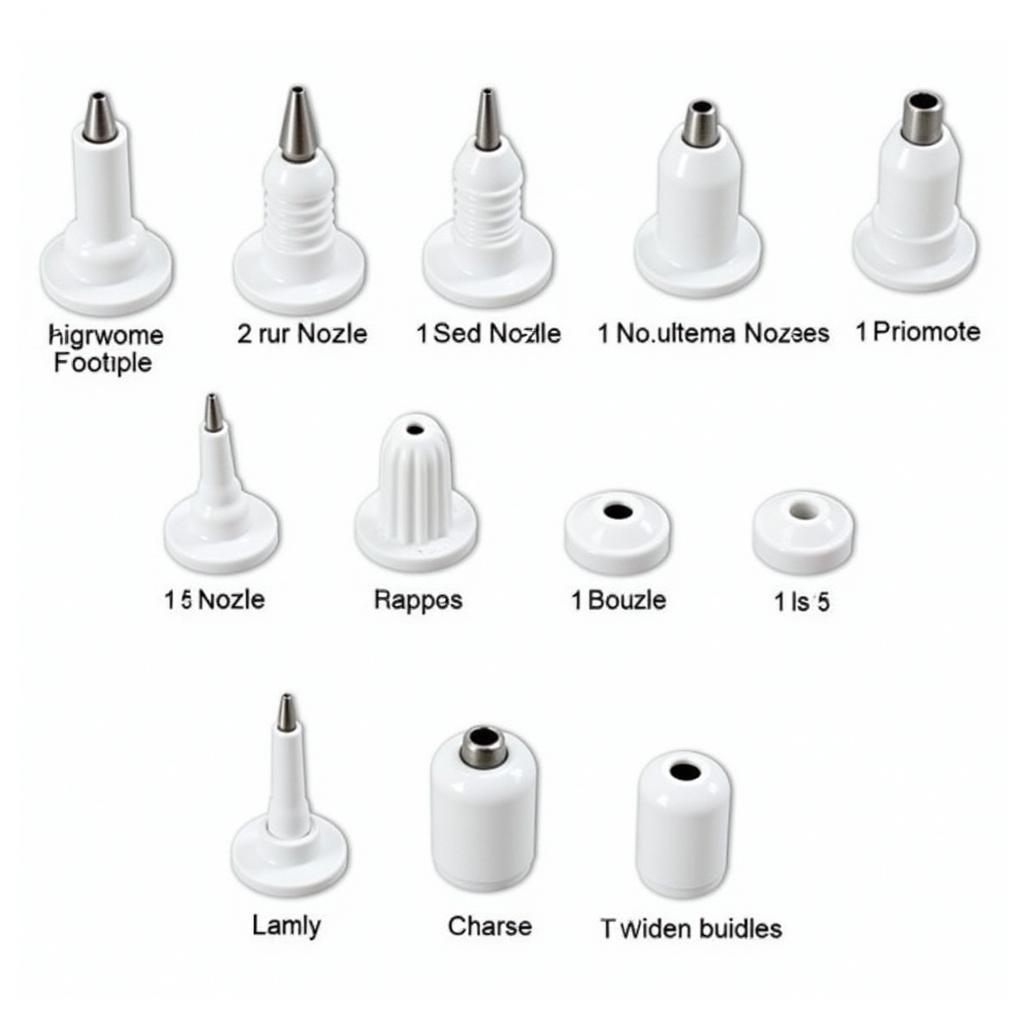 Different Tornado Tool Nozzles