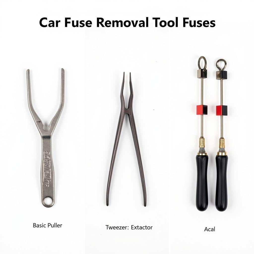 Various Car Fuse Removal Tool Types: Puller, Extractor, and Combination