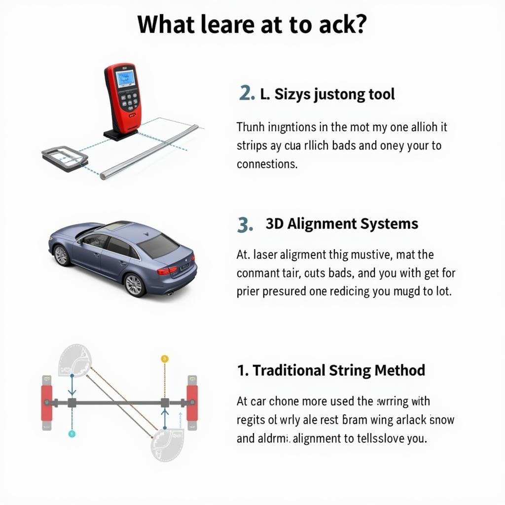 Various Car Alignment Tools Explained