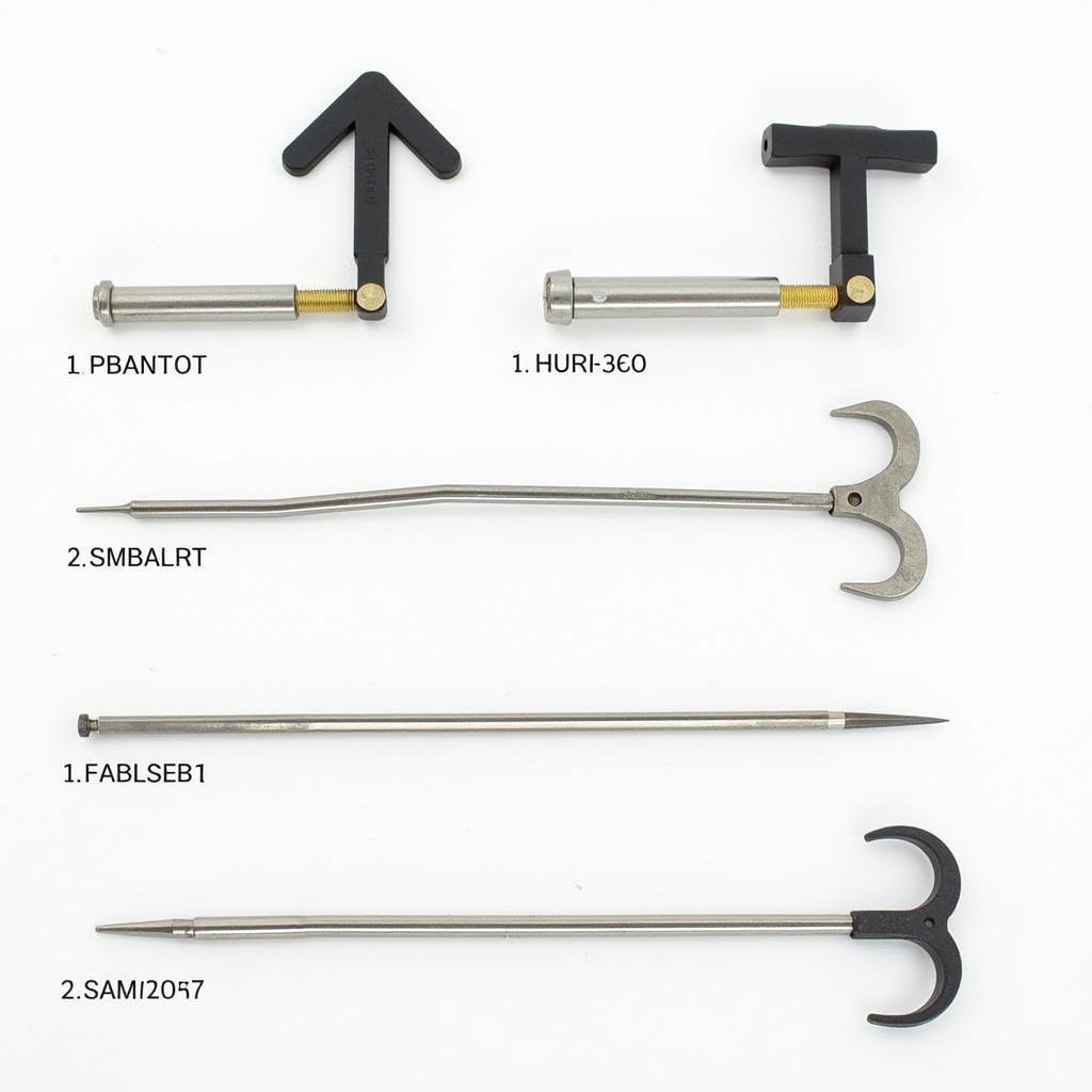 Different Types of Car Lock Pin Measuring Tools