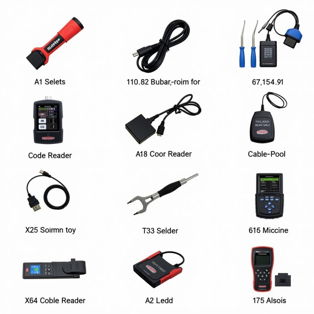 Various car programmer tools available in the market.