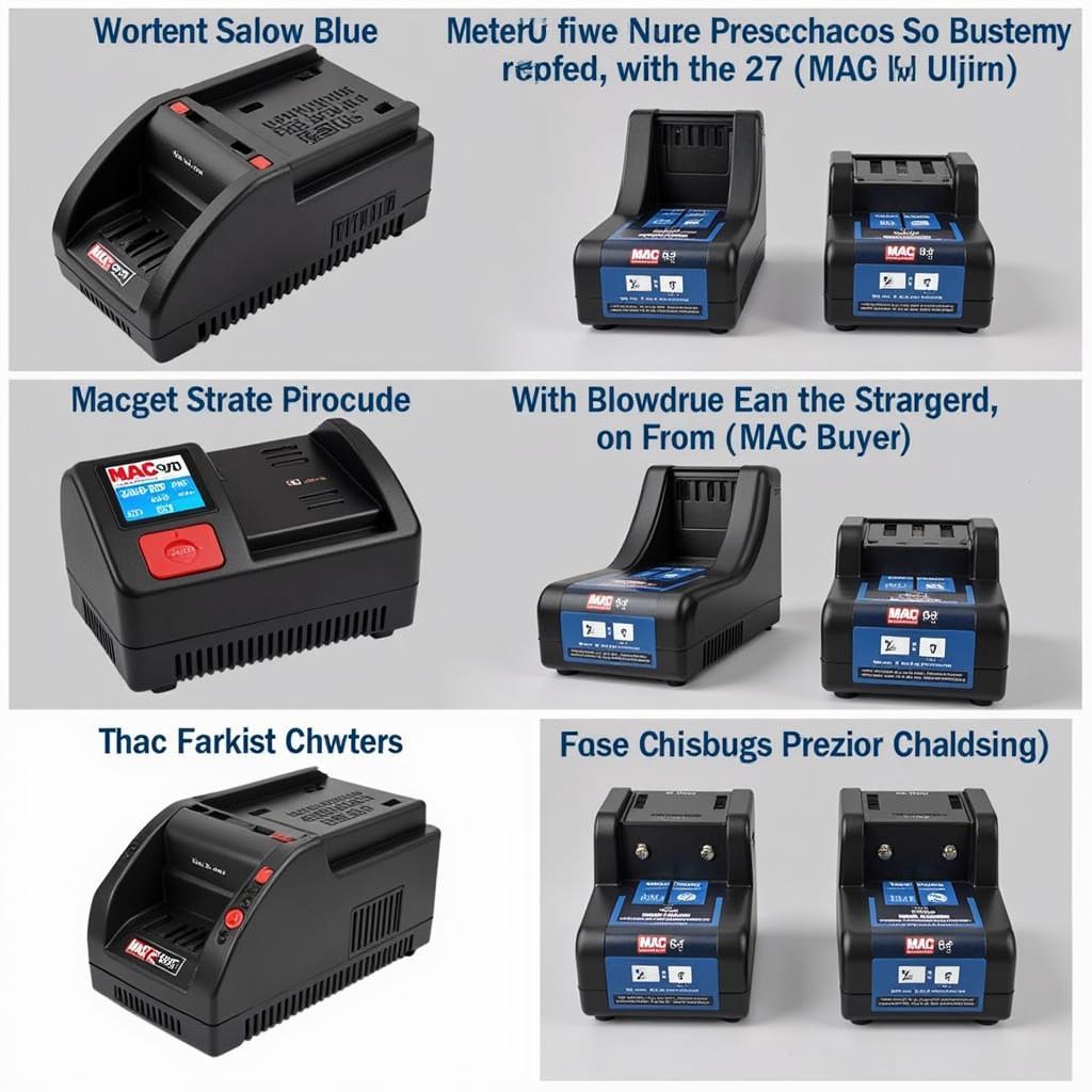 Variety of MAC Tools Battery Chargers