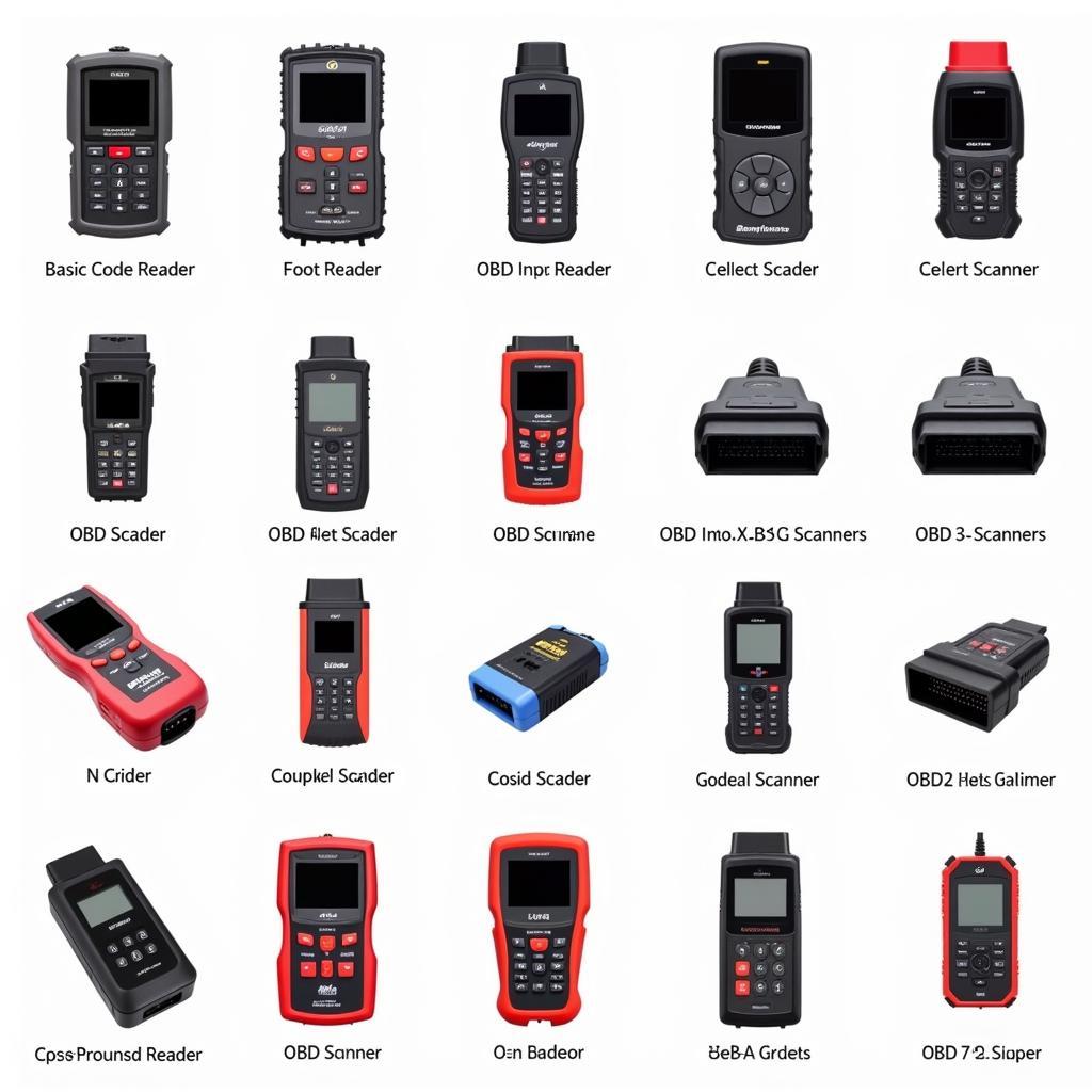 Various OBD2 Scanners