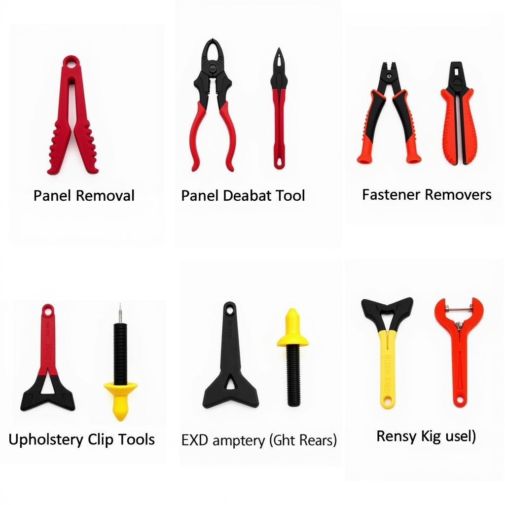 Different Types of Plastic Pry Tools for Car Interior