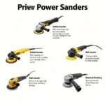 Different Types of Power Sanders for Car Sanding