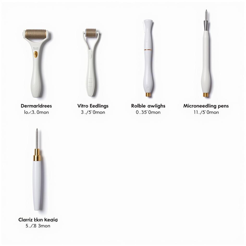 Various Rolling Skin Care Tools Available