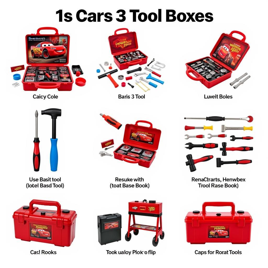 Disney Cars 3 Tool Box Variety