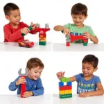 Children Playing with Disney Cars Tool Kit