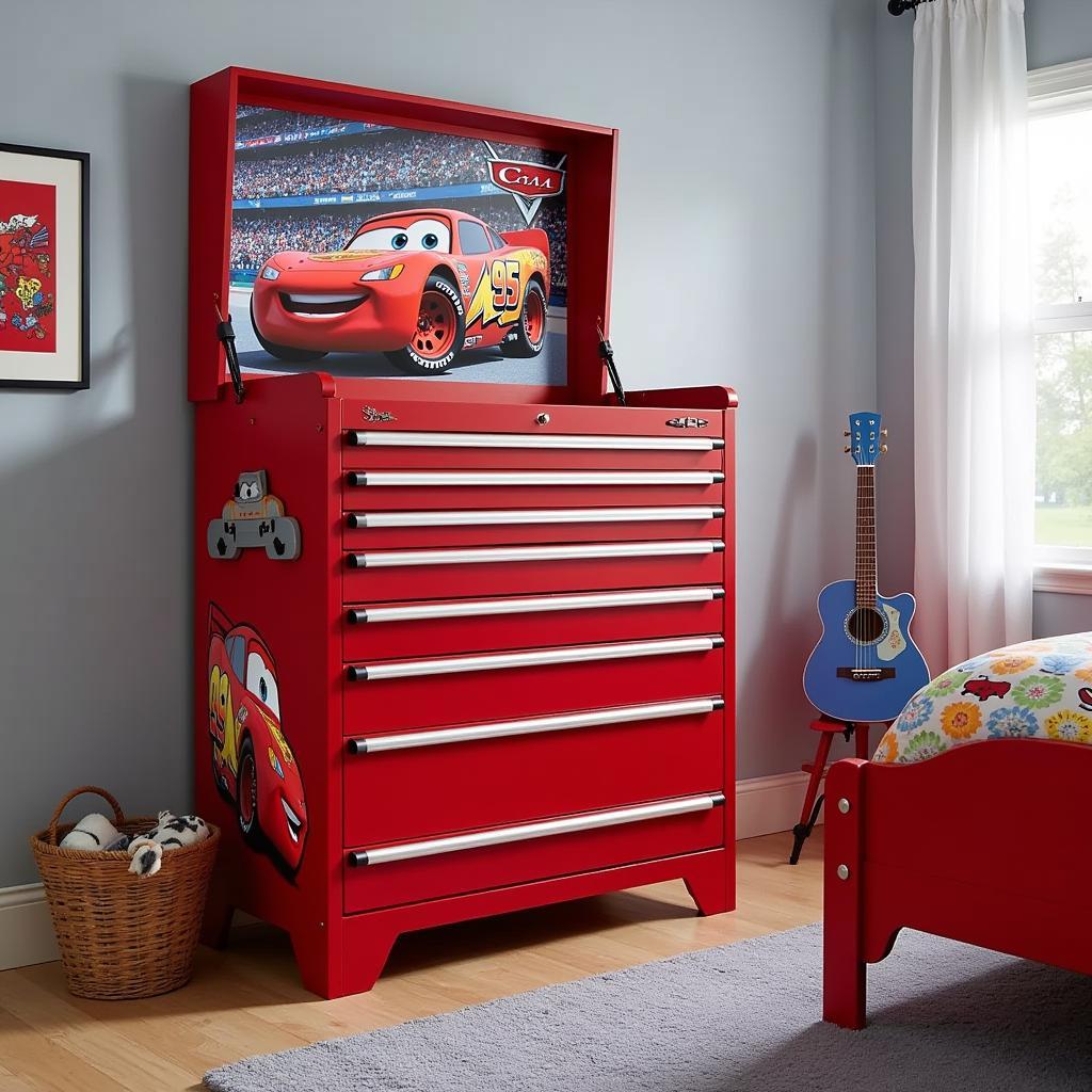 Disney Cars Tool Box Dresser Design