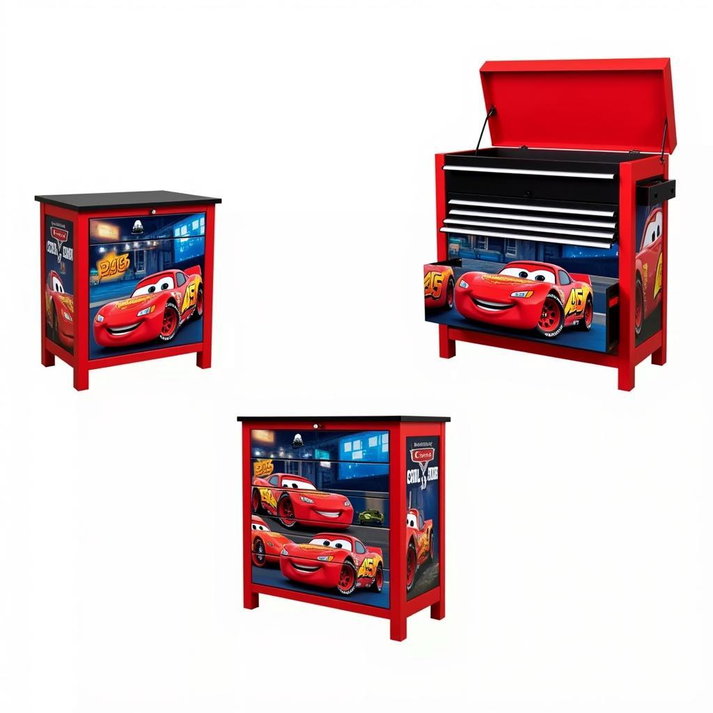 Disney Cars Tool Chest Dresser in Different Sizes