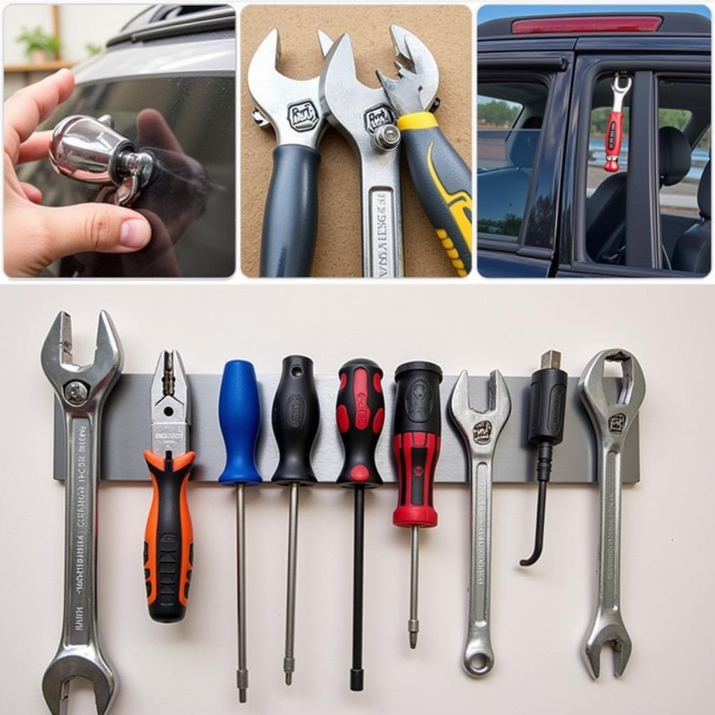 DIY Car Tool Storage Using Magnetic Strips