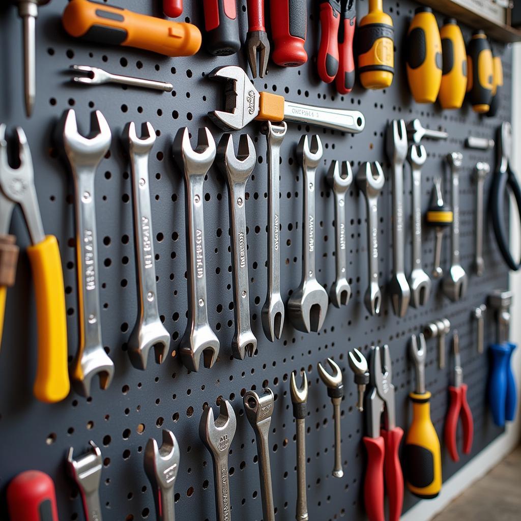 DIY Car Tool Storage Pegboard System