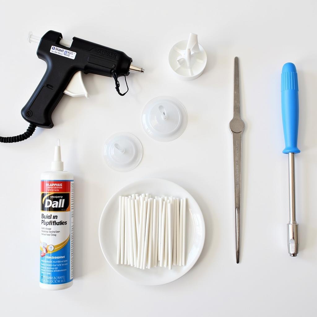 DIY dent repair kit components