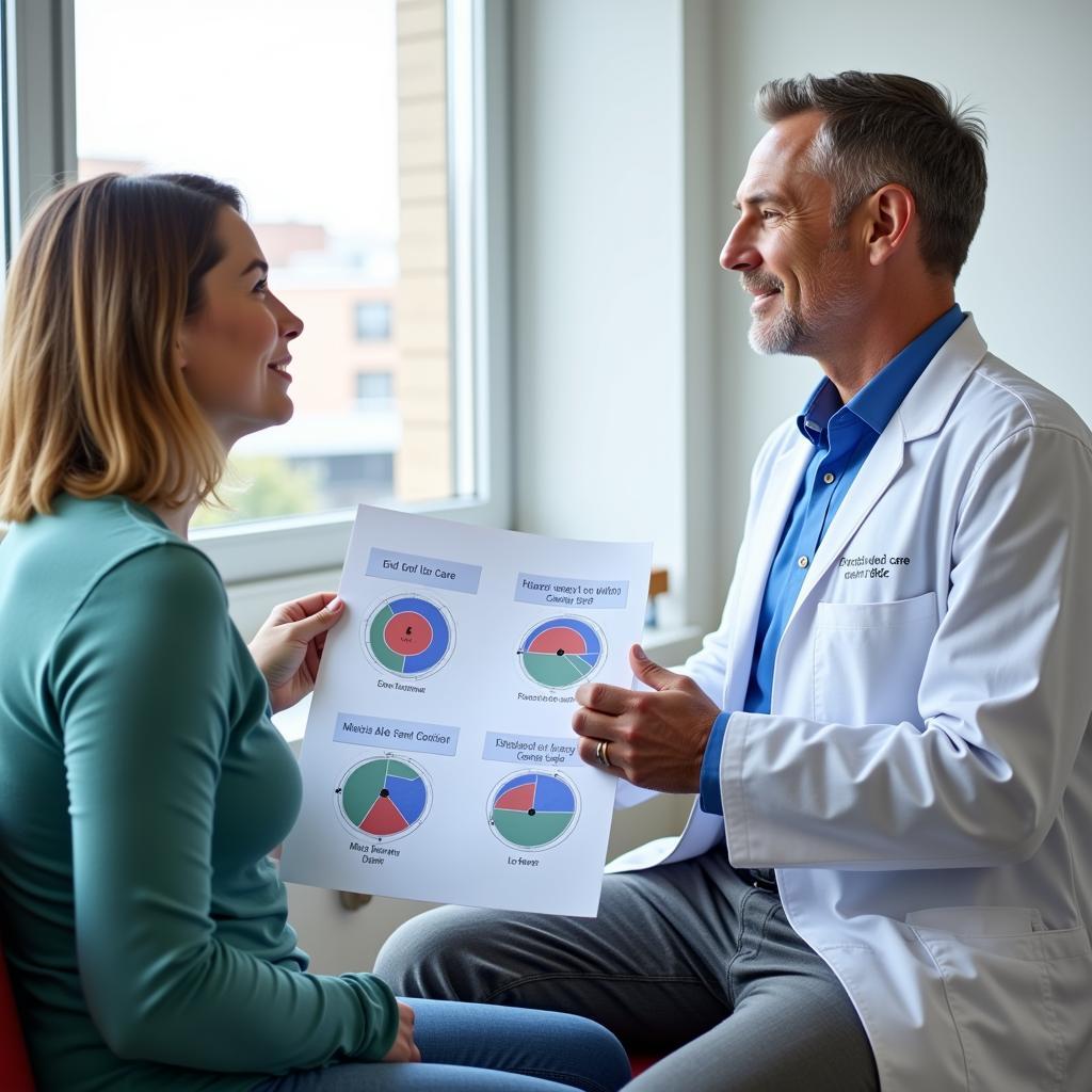 Doctor Explaining End-of-Life Care Options to a Patient