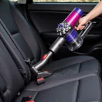 Dyson Car Cleaning Kit in Action