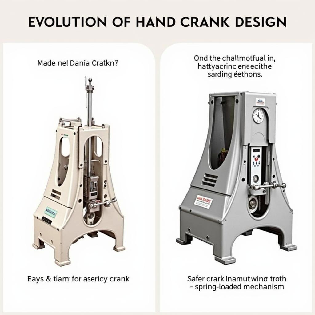 Comparison of Early and Late Hand Cranks