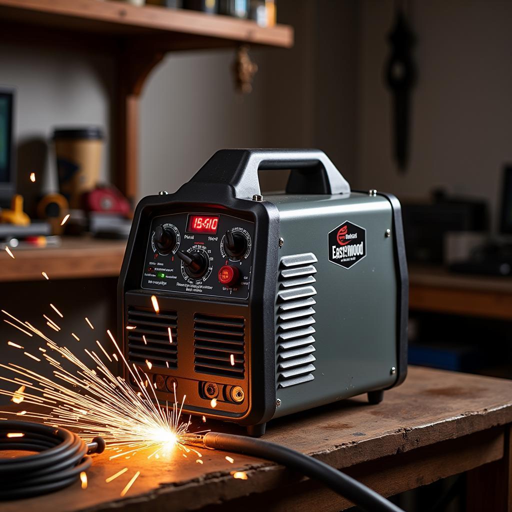 Eastwood MIG Welder in Action