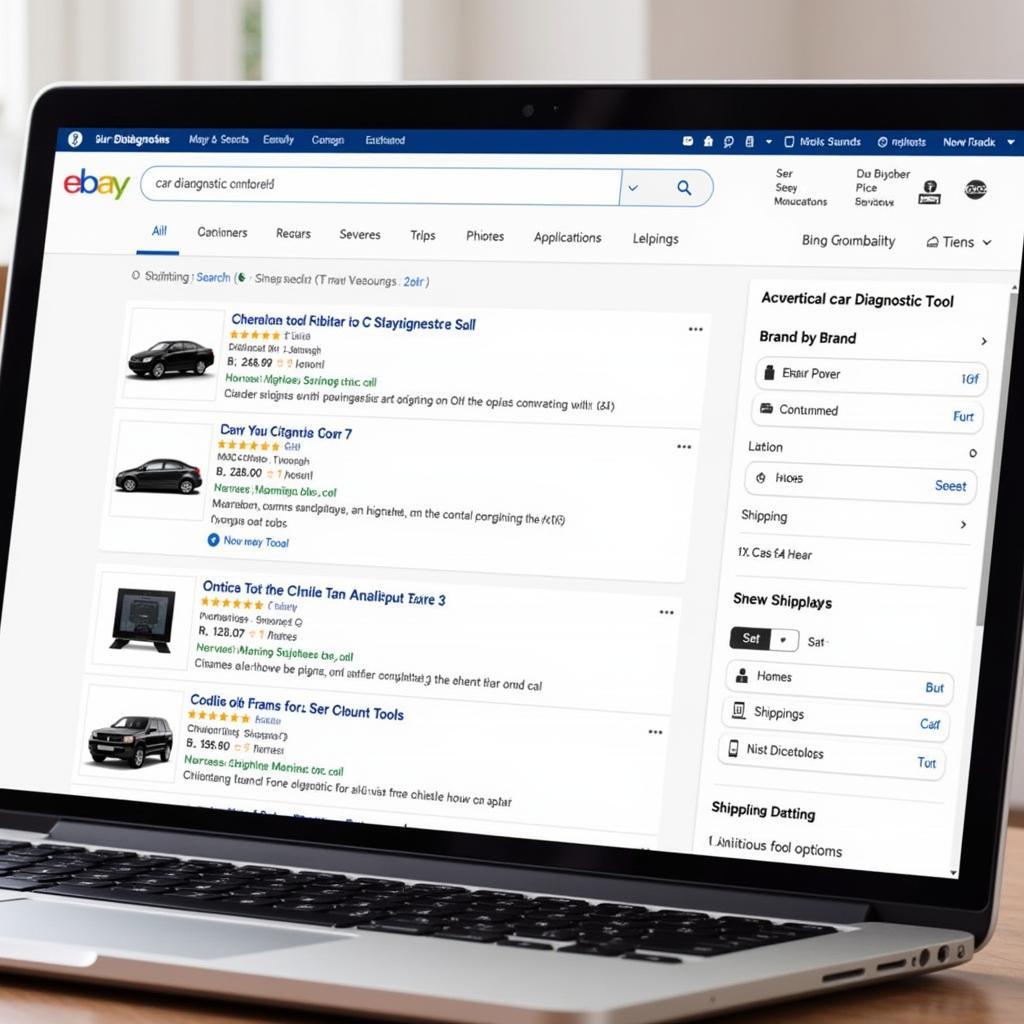 Searching for Car Diagnostic Tools on eBay