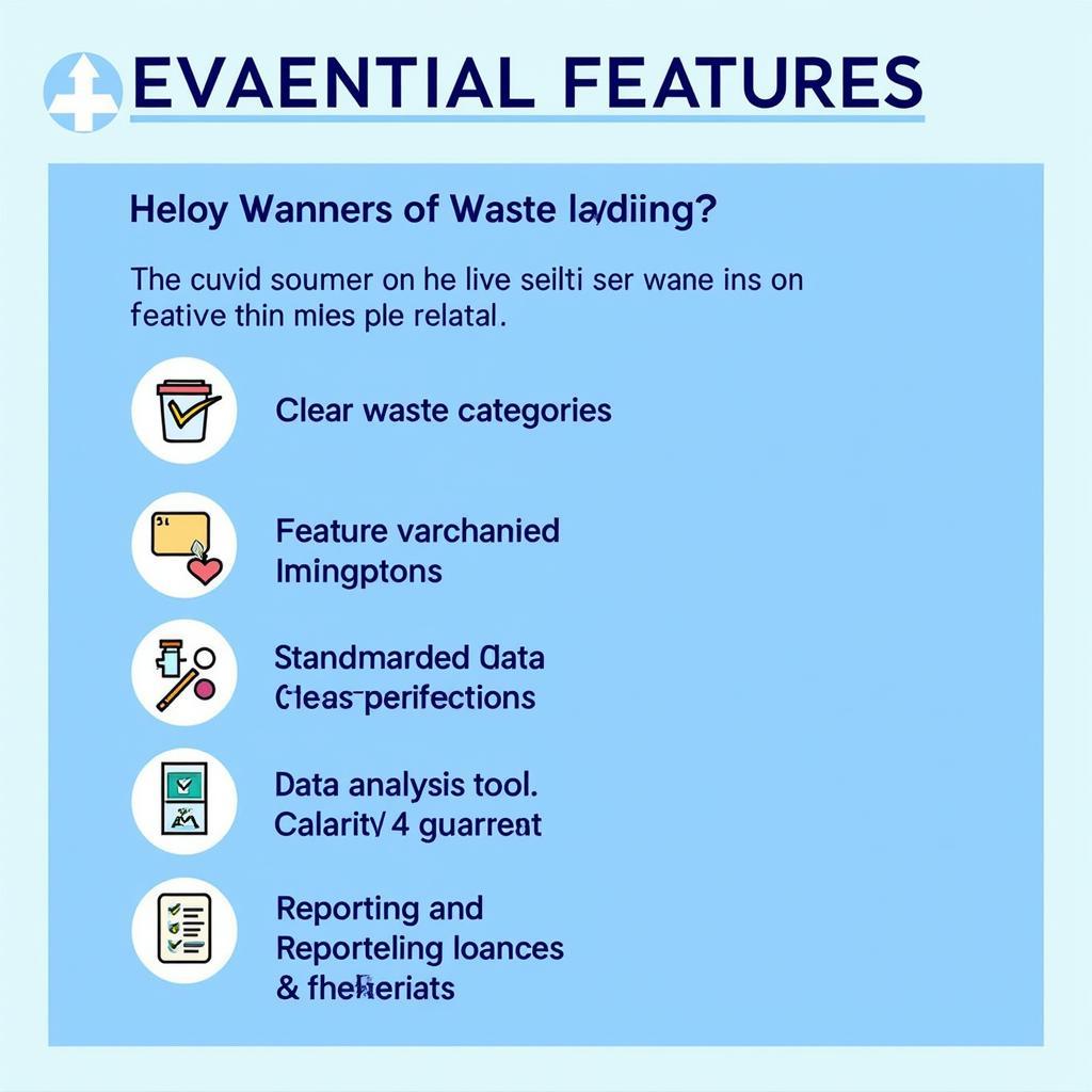 Effective Healthcare Waste Audit Tool Features