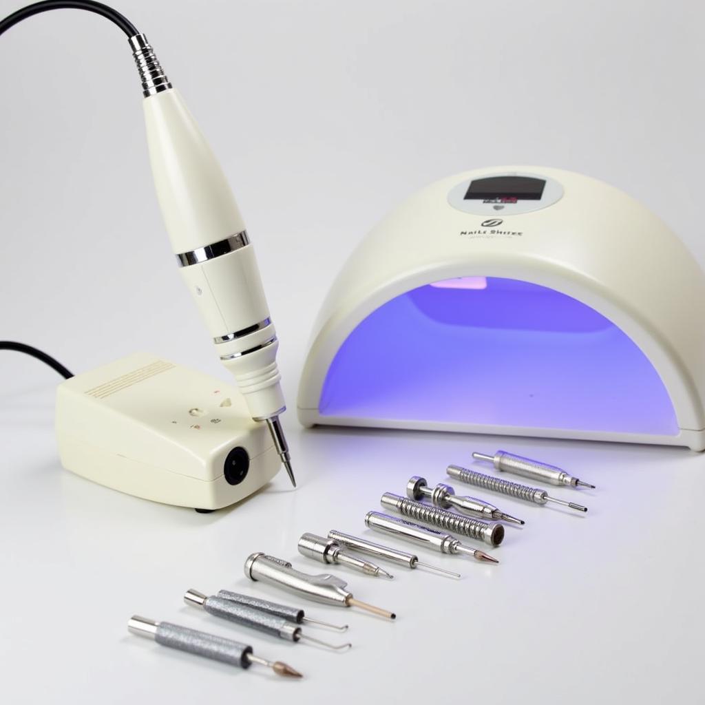 Advanced Nail Care Tools: Electric Nail Drill and UV Lamp