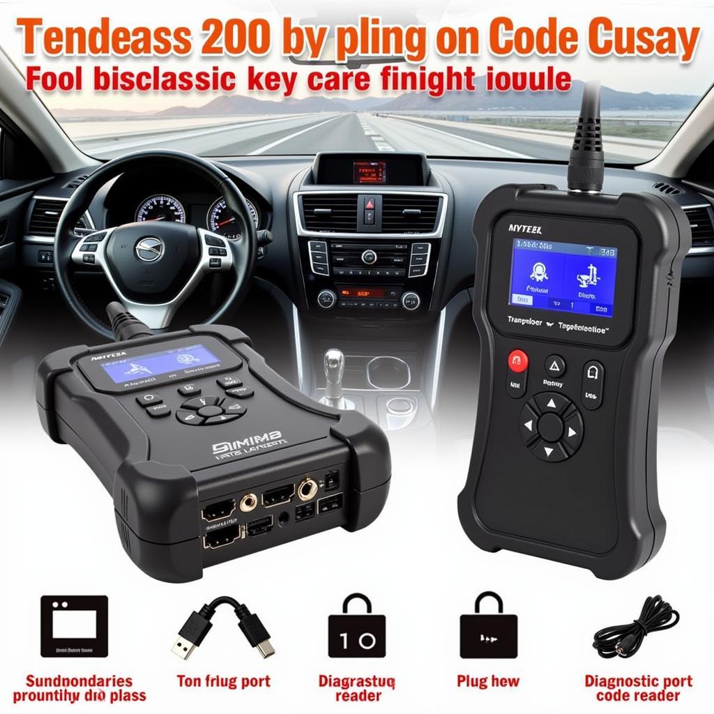 Electronic Locksmith Car Unlocking Tools: Transponder Key Programmer and Code Reader