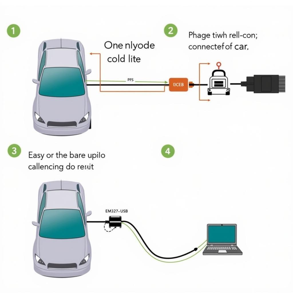 Connecting the ELM327-USB to a Car's OBD-II Port and Laptop