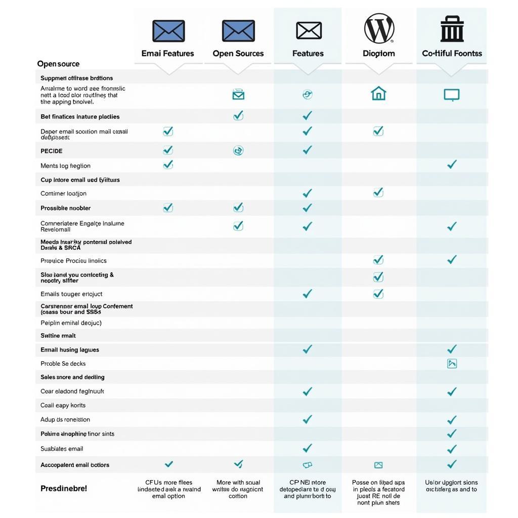 Email Forensic Tools Comparison Chart