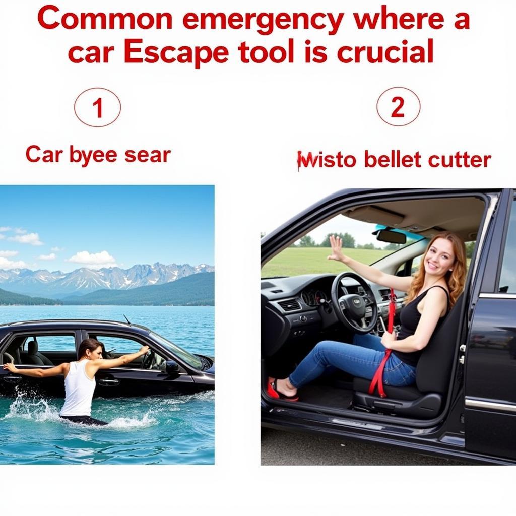 Emergency Car Escape Scenarios - Submerged Car, Post-Accident Extraction