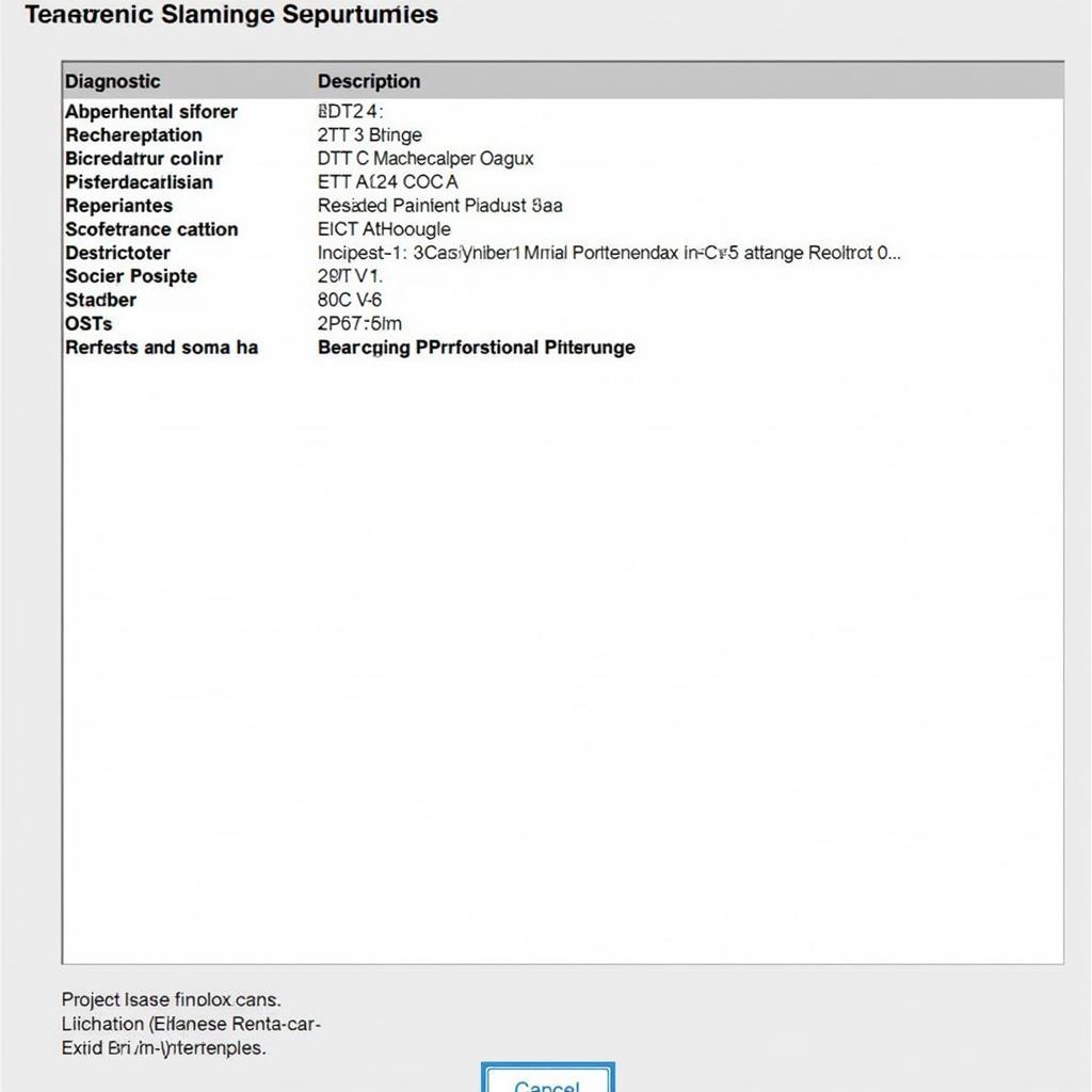 Enterprise E-Tool Diagnostic Report