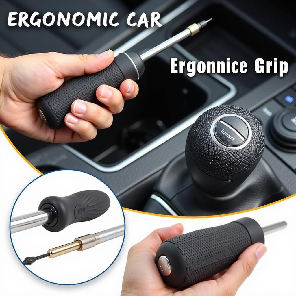 Ergonomic Car Screwdriver Handle for Comfortable Grip