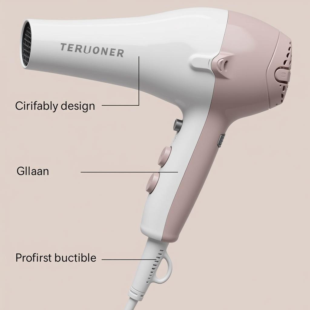 Ergonomic Hair Dryer Design for Comfort and Control