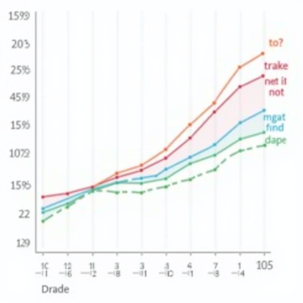 A chart displaying ESAS scores and analysis