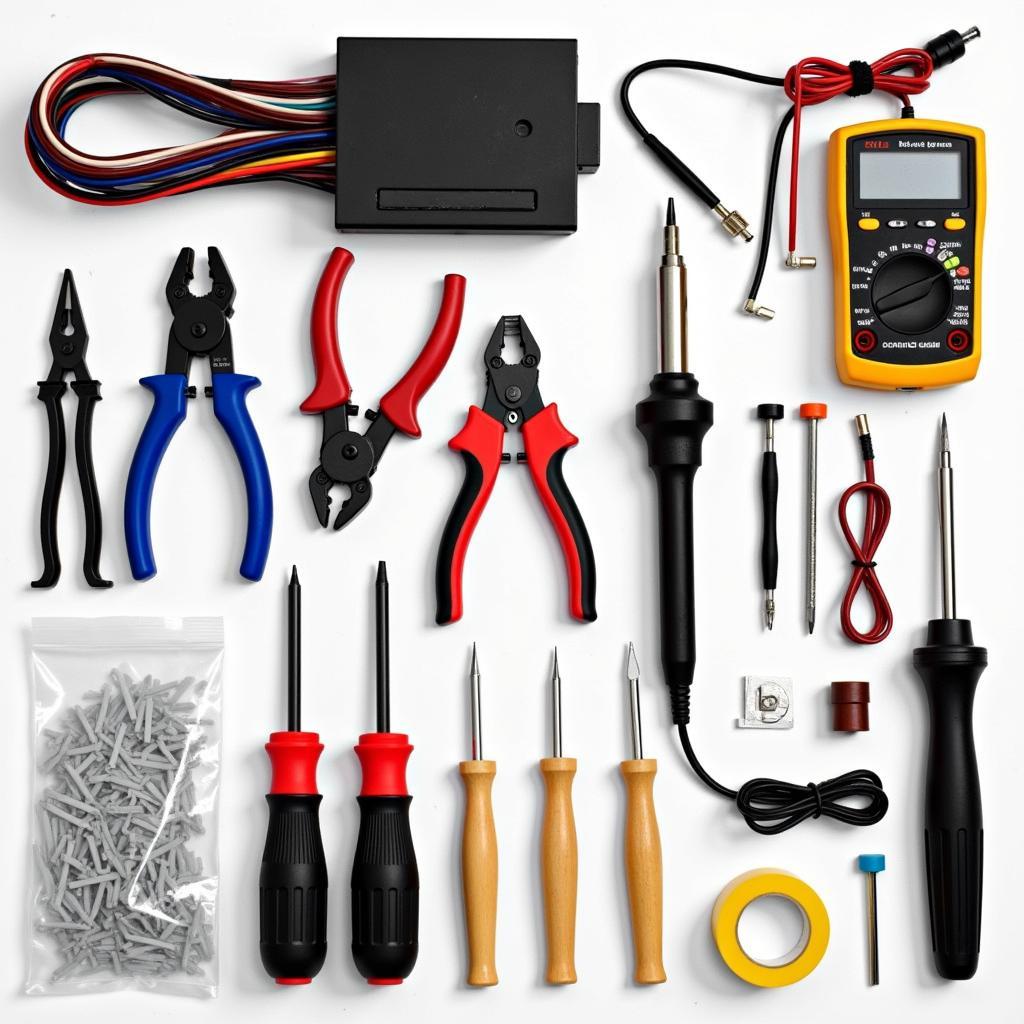 Essential Car Alarm Installation Tools Kit