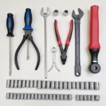 Basic Car Tools Kit Essentials: Screwdrivers, Wrenches, Pliers, and Socket Set