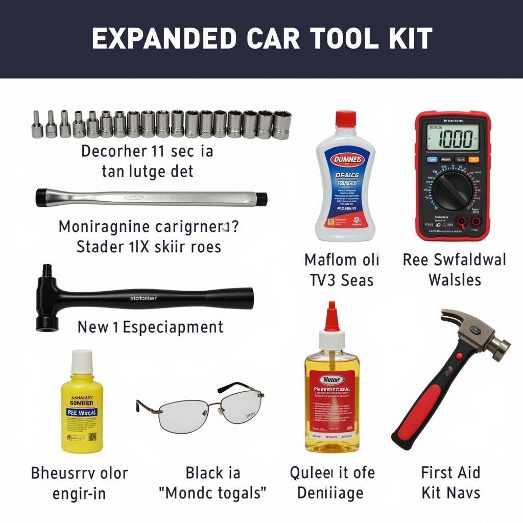 Essential Car Tools Trunk Advanced Kit