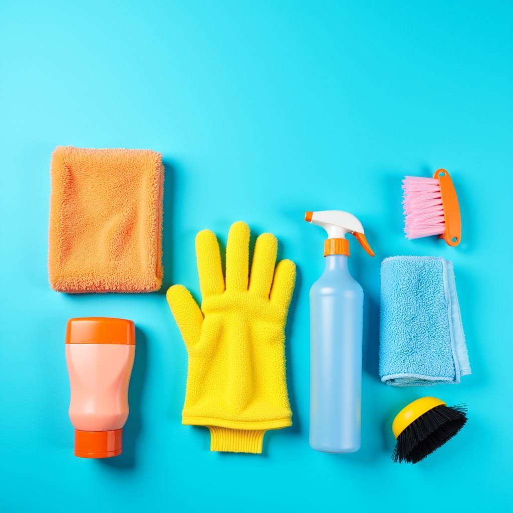 Essential car washing tools like wash mitts, microfiber towels, and soap are crucial for a thorough cleaning.