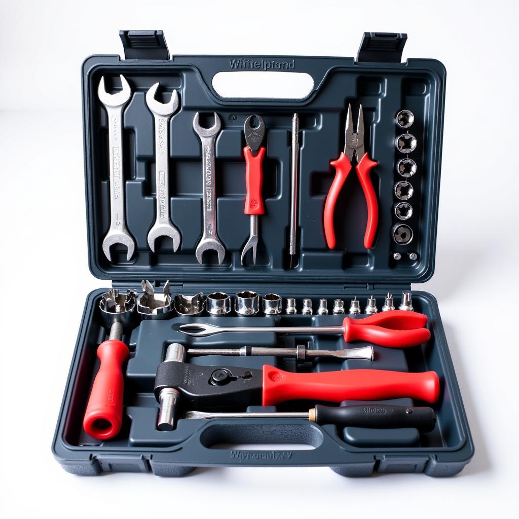 Essential hand tools for car maintenance kit