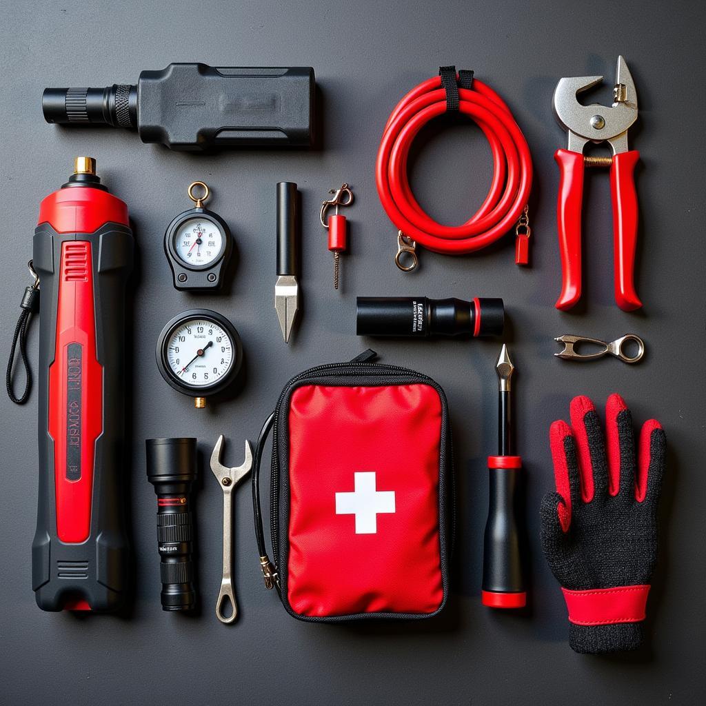 Expanded Car Tool Kit for Roadside Emergencies