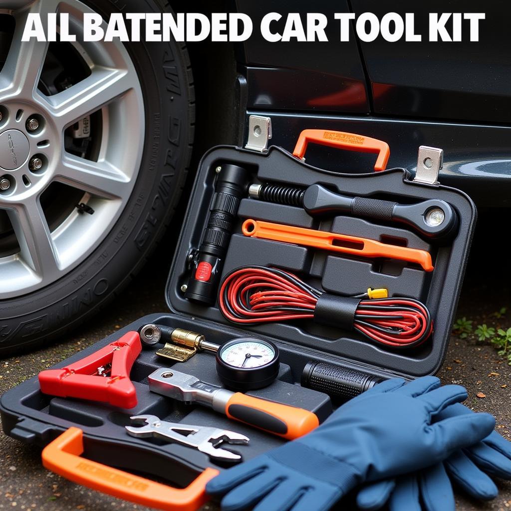 Extended Car Tool Kit for Minor Repairs