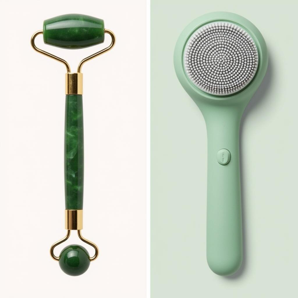 Facial Roller and Cleansing Brush